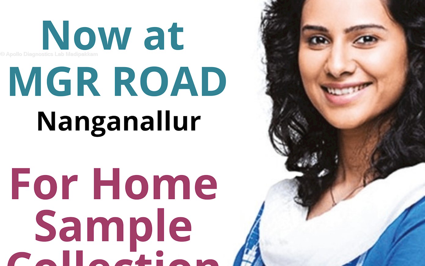 Apollo Diagnostics Lab Madipakkam in Nanganallur, Chennai600061