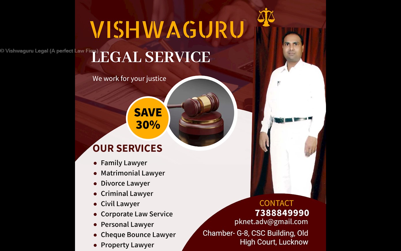 Vishwaguru Legal (A perfect Law Firm) in Ashiana, Lucknow226012