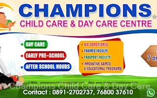 Champions Child Care Day Care Center In Seethammadhara