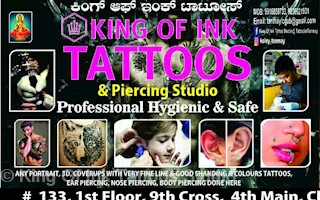 King Of Ink Tattoos Studio in ChamarajpetBangalore  Best Ear Piercing  Services in Bangalore  Justdial