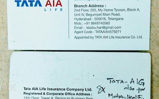 K Hari Prasad Insurance Agent Tata Aia Aig In Manikonda Hyderabad 500089 Sulekha Hyderabad