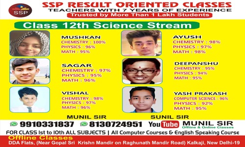 Ssp result oriented classes in Tughlakabad, Delhi - 110019