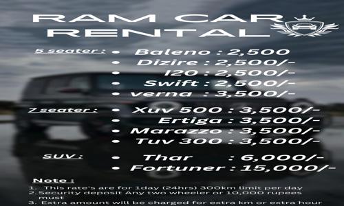 Ram car rental's in Arilova, Visakhapatnam - 