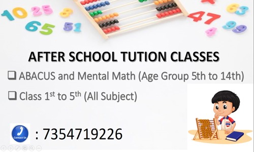 Abacus, Mental Math and Vedic Maths Tutor in Pratap Vihar, Ghaziabad - 201009