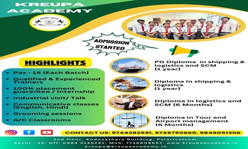 Kreupa Shipping & Logistic Academy in Kadavanthra, Cochin - 682025