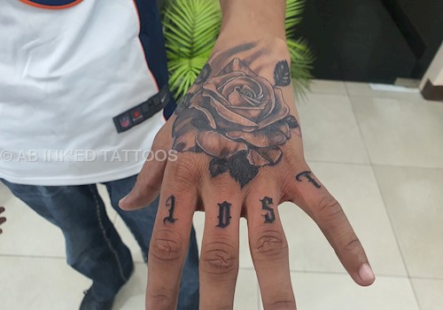 Mayhem Tattoo  Rose on hand tattoo by Katie        Facebook