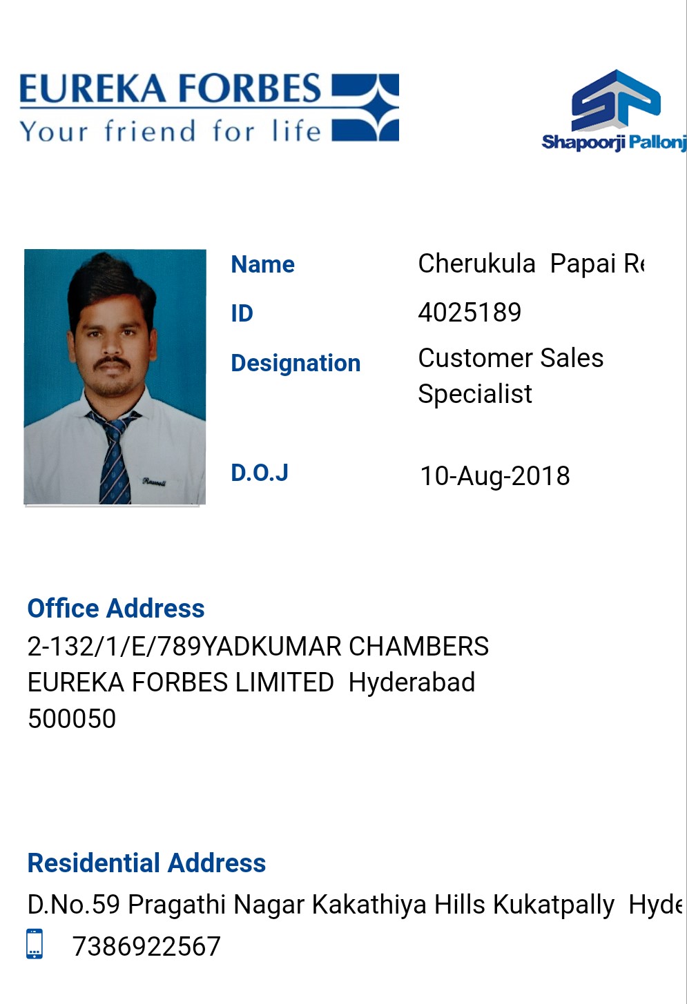 EUREKA FORBES PVT LTD ,DR,AQUAGURD FARAK DIKHTA HAI in Kukatpally ...