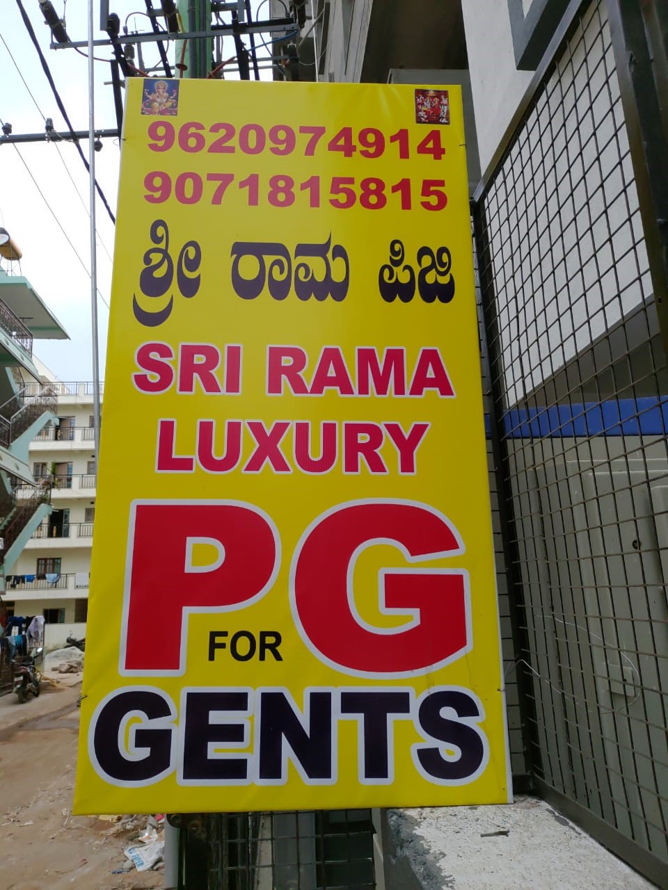 Sri rama luxury pg for gents in Marathahalli, bangalore560037
