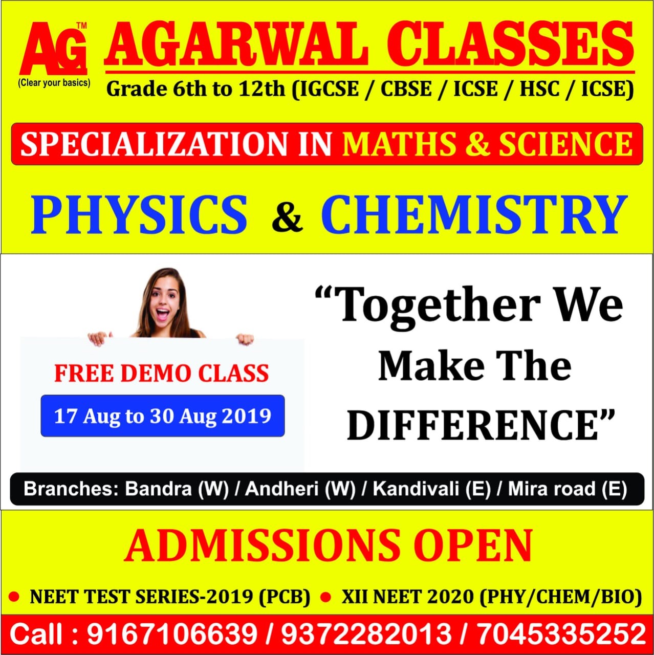 Agarwal Classes In Andheri West Mumbai 400053 Sulekha Mumbai