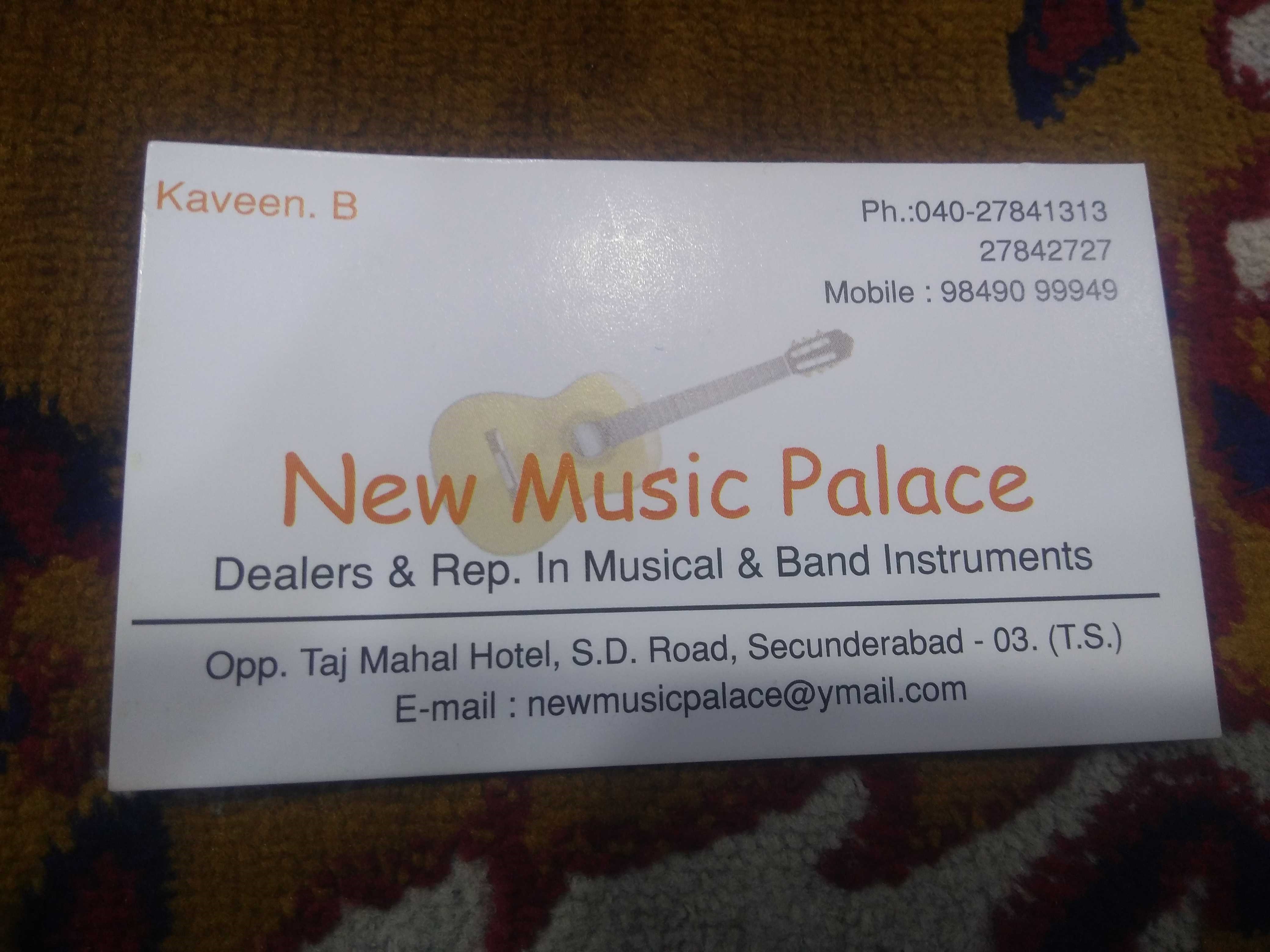 New Music Palace in Secunderabad, Hyderabad500003 Sulekha Hyderabad
