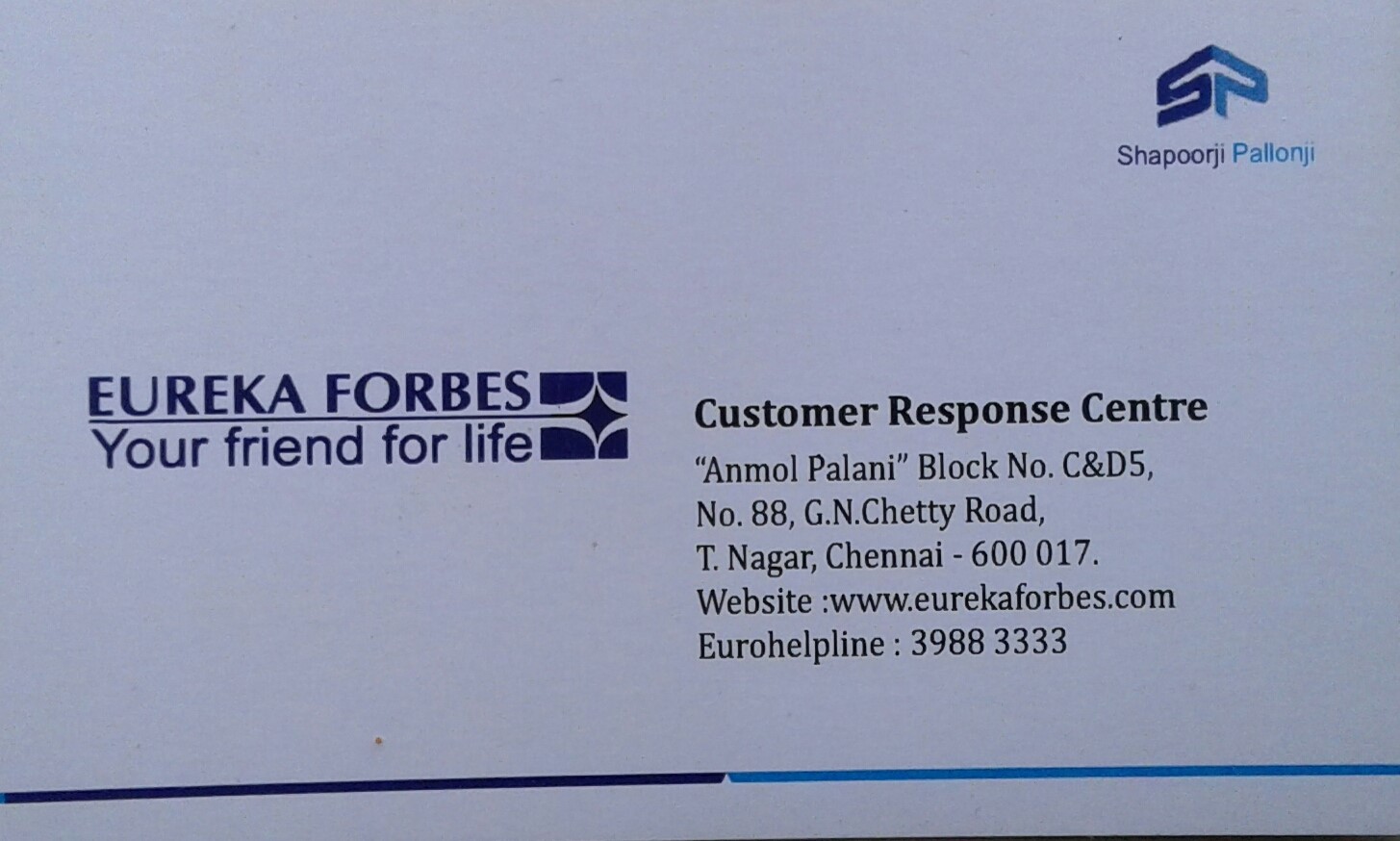 Eureka Forbes Ltd. in T. Nagar, Chennai600017 Sulekha Chennai