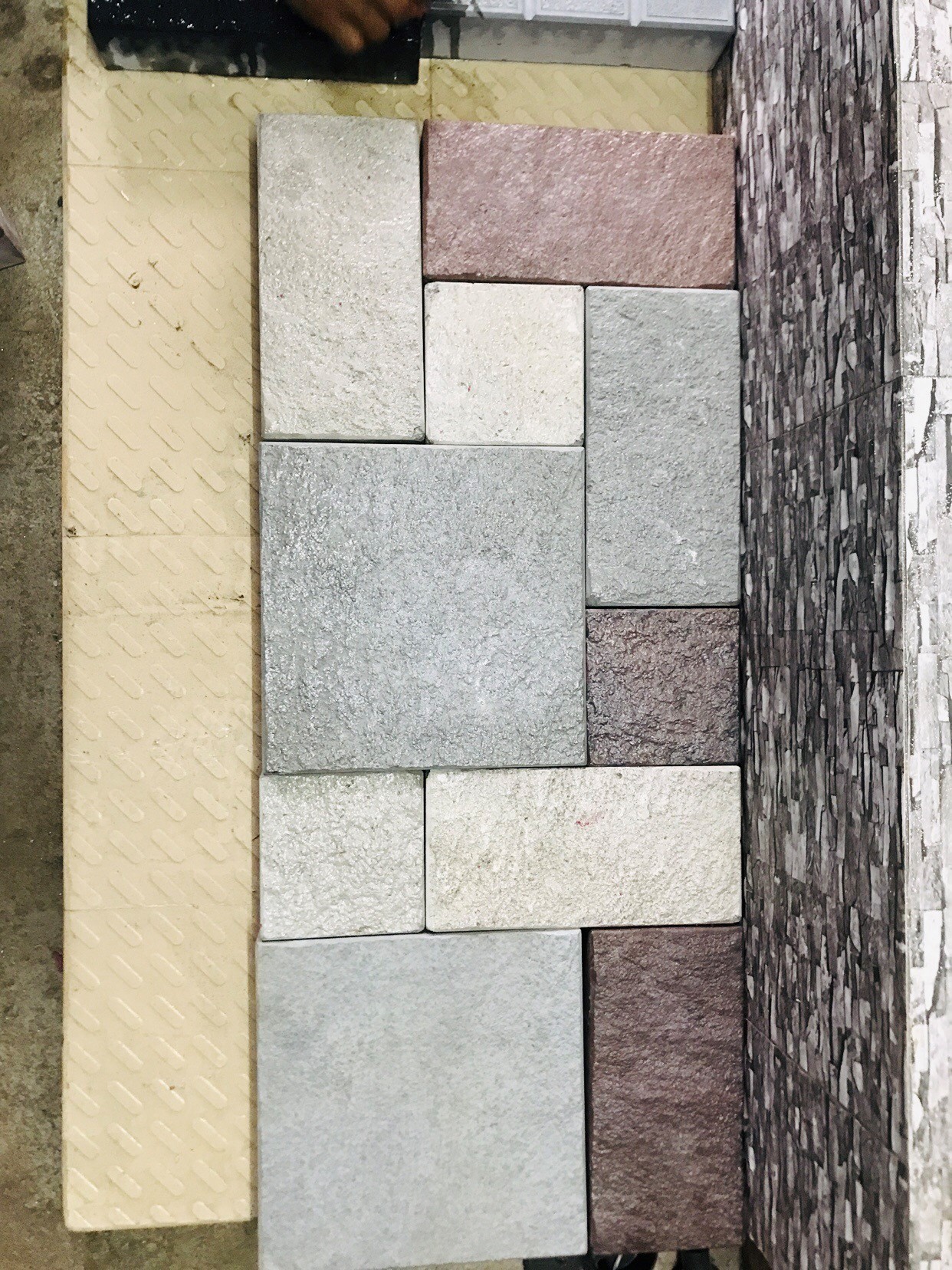 Interlocking paving tiles manufacturing in Kodungallur Shornur Road