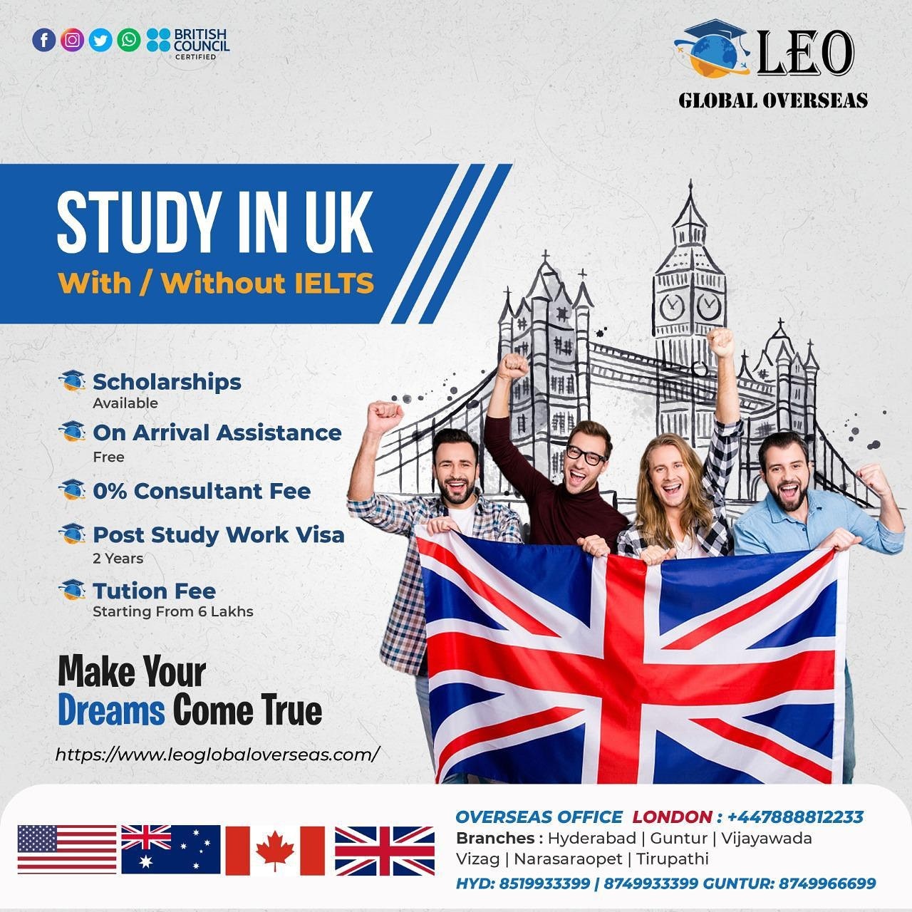 Leo Global Overseas in Yellareddyguda, Hyderabad500073 Sulekha Hyderabad