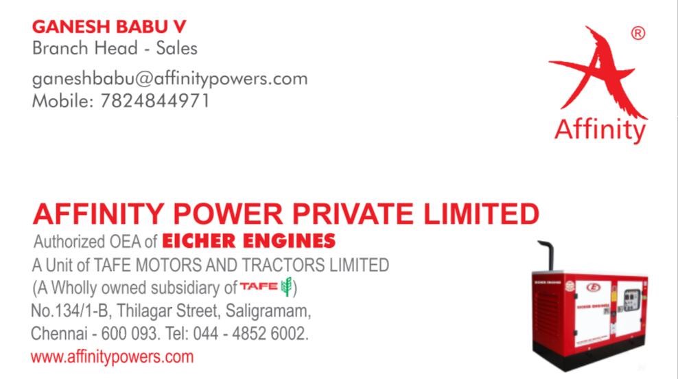 Affinity Power Pvt. Ltd. in Saligramam, Chennai600093 Sulekha Chennai