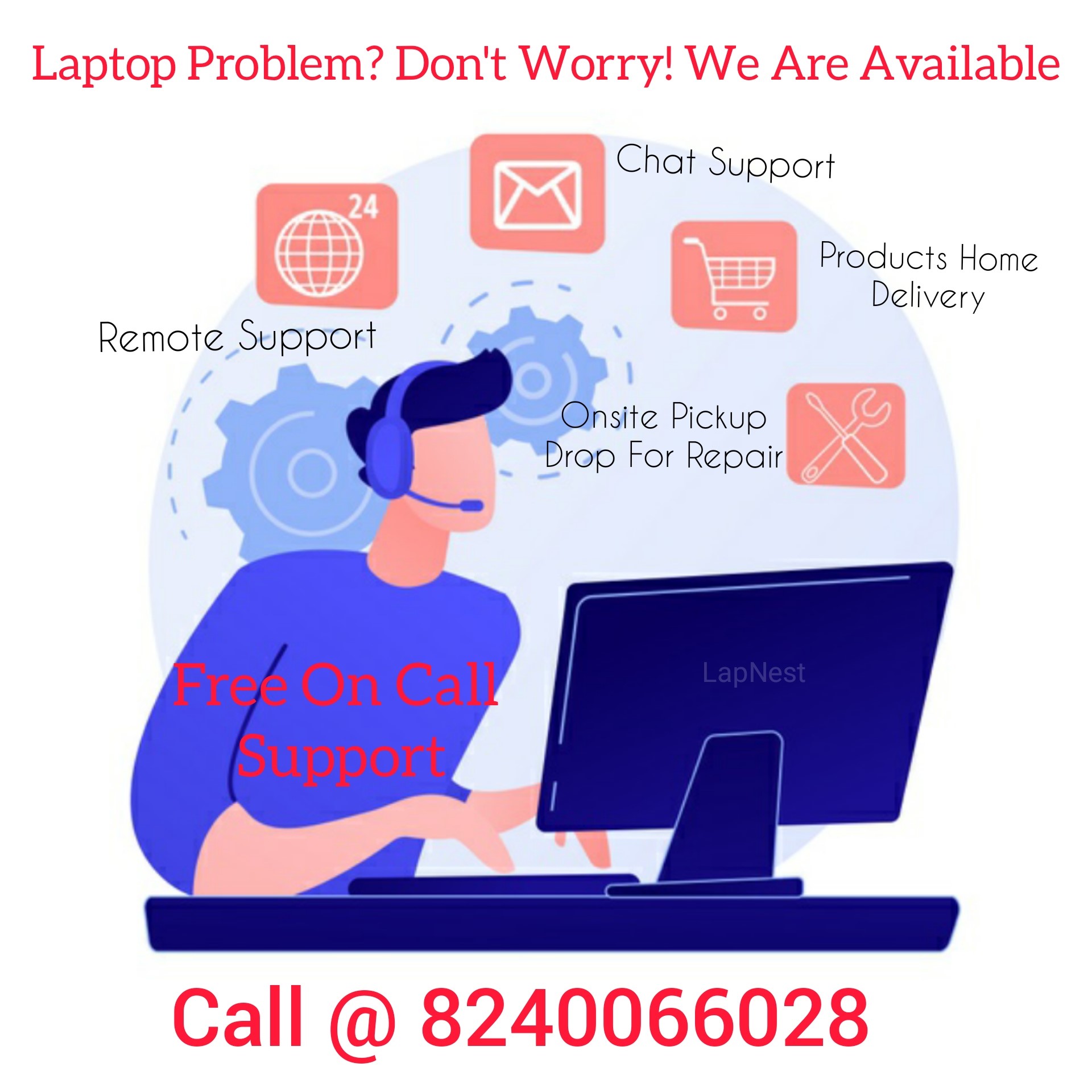 Lapnest Laptop Services in Dum Dum Kolkata-700079 