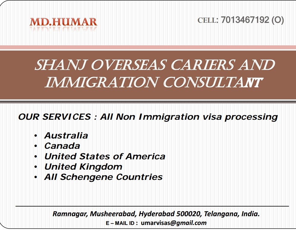 Us immigration jobs in hyderabad