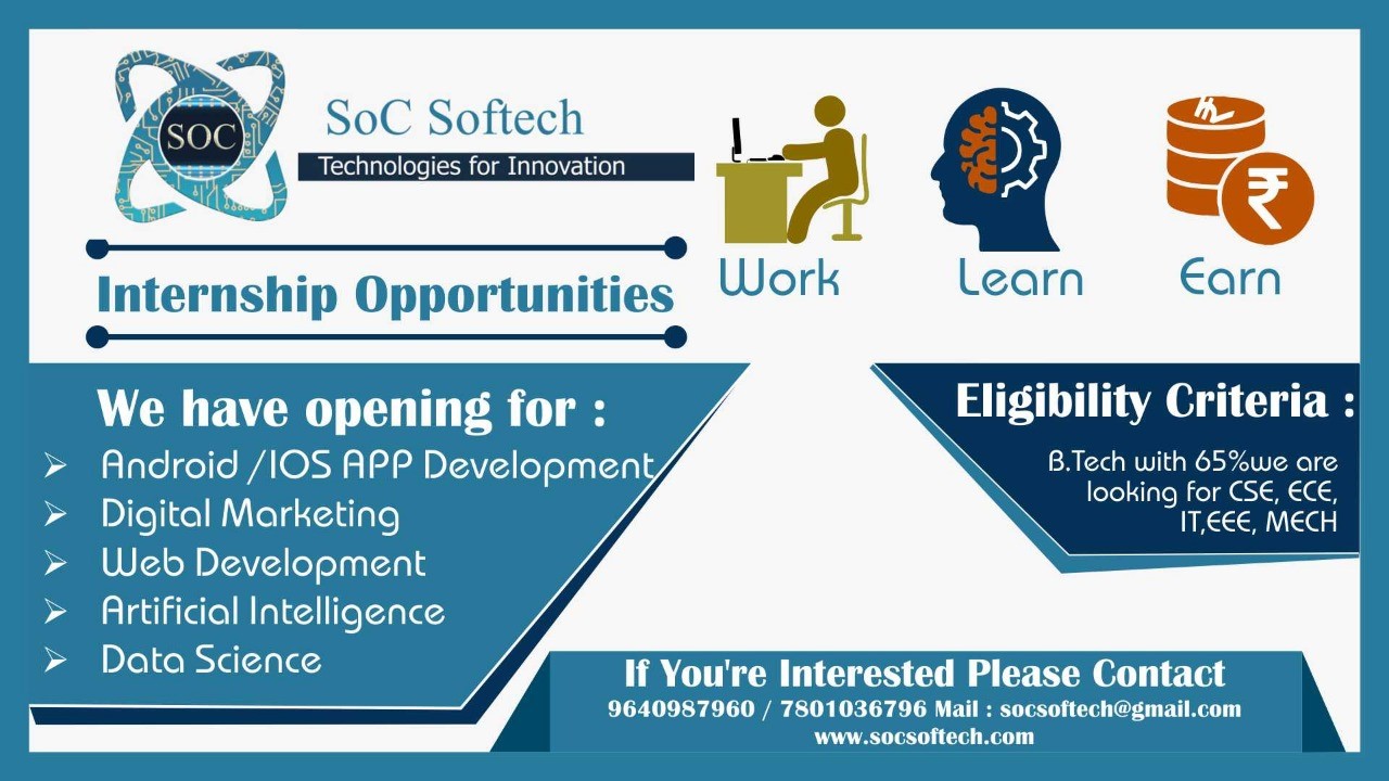 Soc Softech in Sanjeeva Reddy Nagar, Hyderabad500038