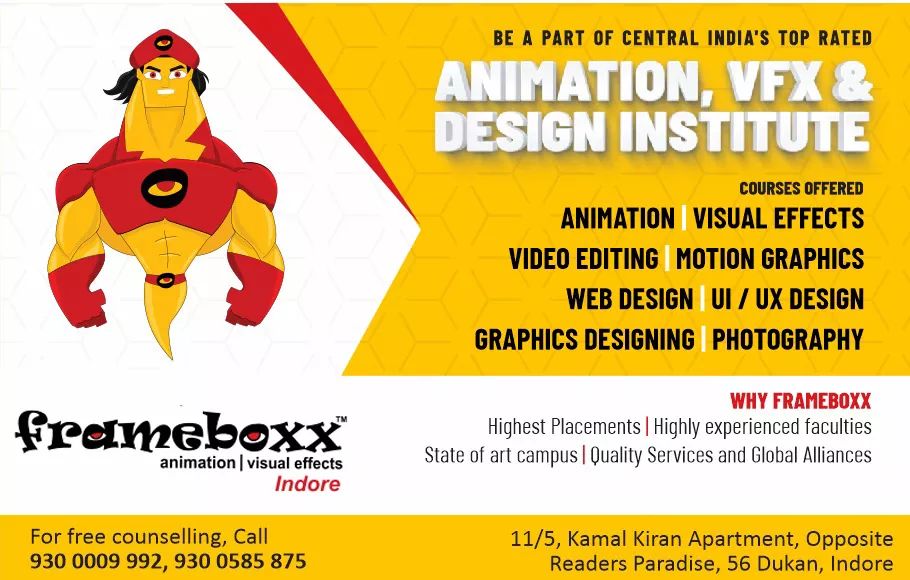 Frameboxx Animation & Visual Effects in Indore H O, Indore-452005 | Sulekha Indore Frameboxx Animation & Visual Effects in Indore H O, Indore-452005 | Sulekha Indore