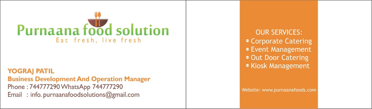 Catering in pune - Purnaana Food Solution