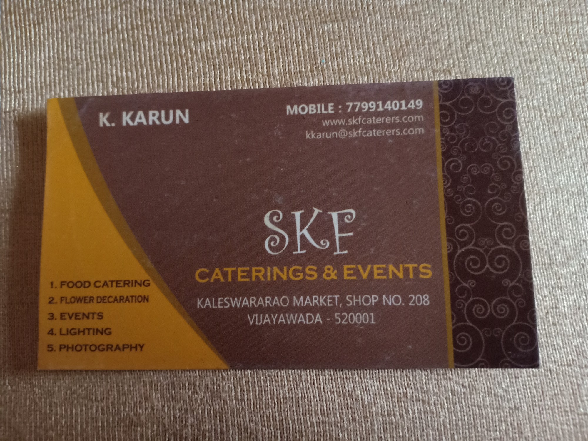Catering Service - SKF Caterings & Events