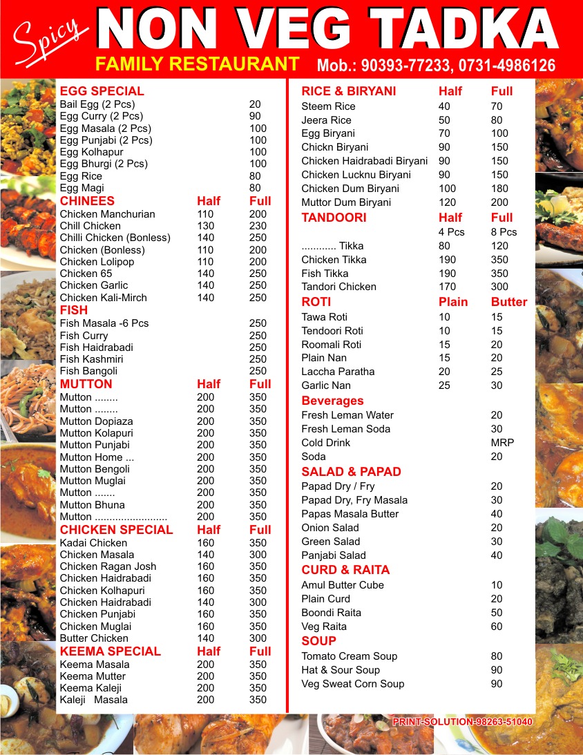 Catering in Indore - Spicy Non Veg Tadka