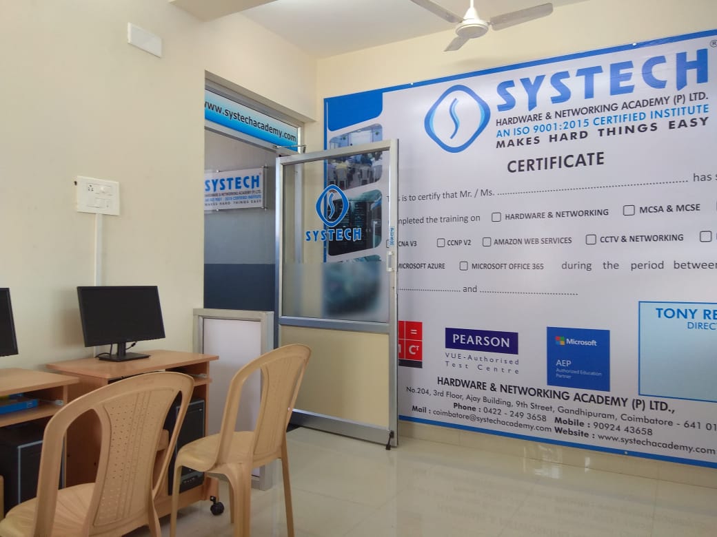 Systech Hardware & Networking Academy Pvt. Ltd. in Gandhipuram, Coimbatore641012 Sulekha