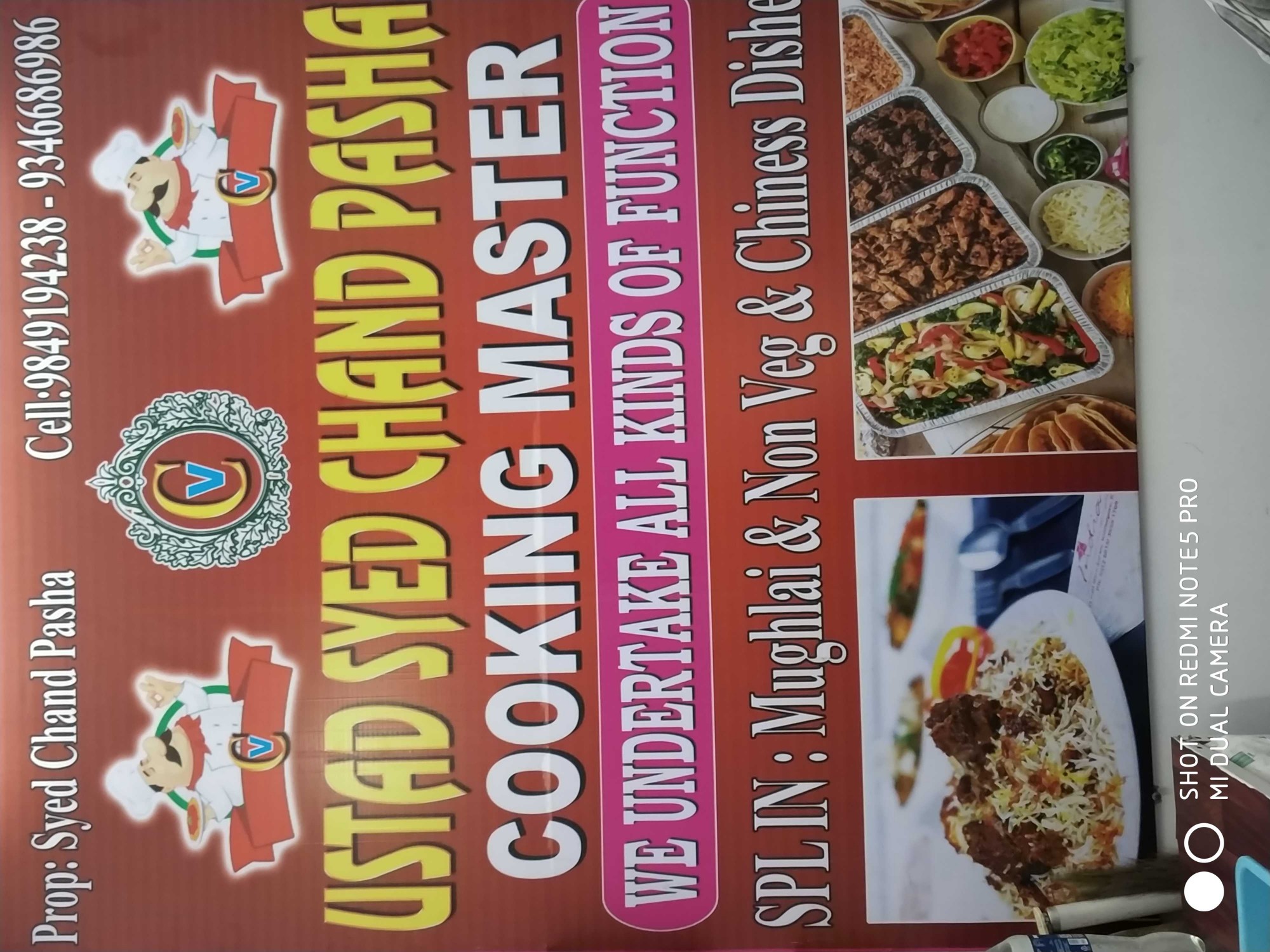 Catering Service - Ustad Syed Chand Pasha