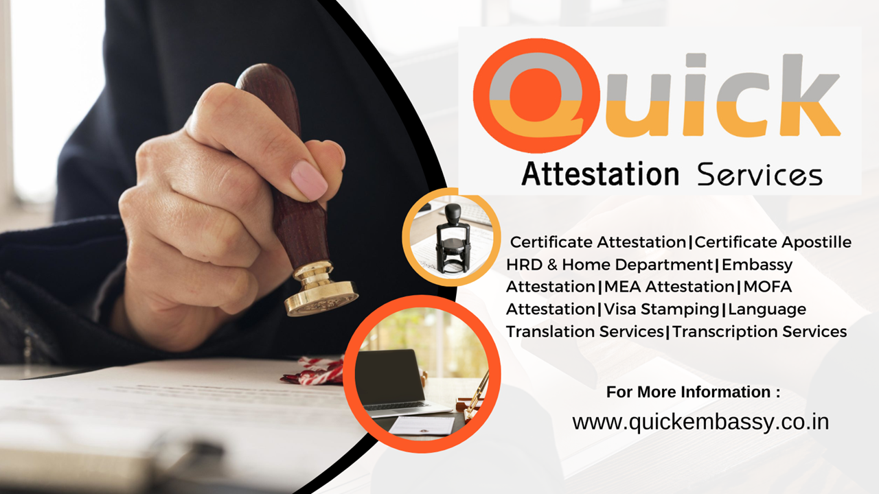 Quick Attestation Services Pvt Ltd - Embassy Attestation & MEA Services In Delhi Khanpur Delhi Quick Attestation Services Pvt Ltd - Embassy Attestation & MEA Services In Delhi Khanpur Delhi