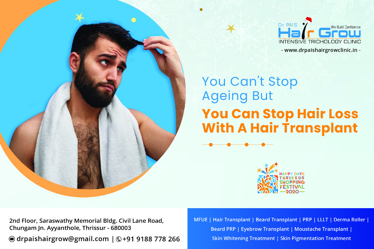 Dr Pai's Hair Grow Intensive Trichology Clinic in Ayyanthole, Thrissur-680003  | Sulekha Thrissur