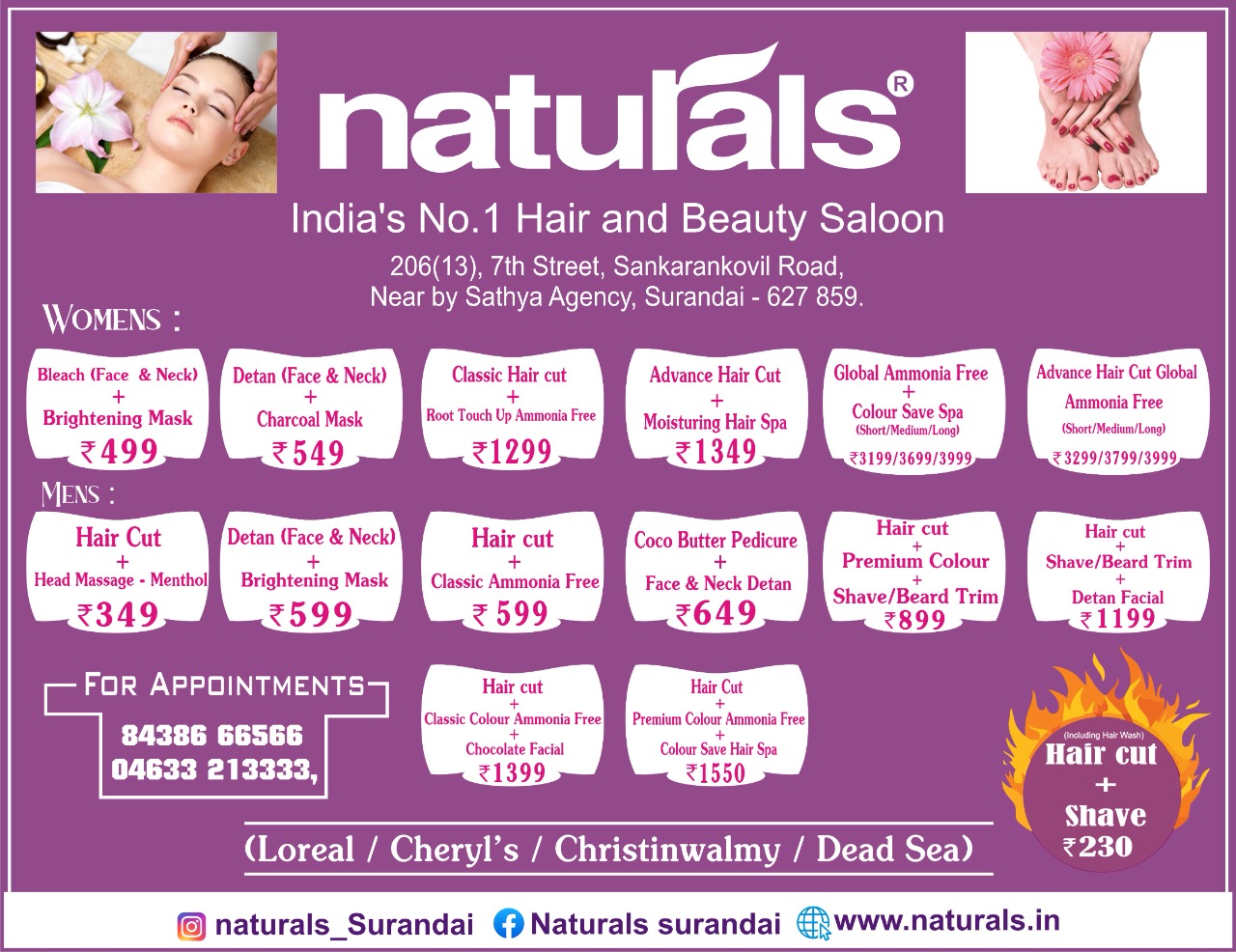 Naturals Salon  Spa in KovilambakkamChennai  Best Beauty Spas in Chennai   Justdial