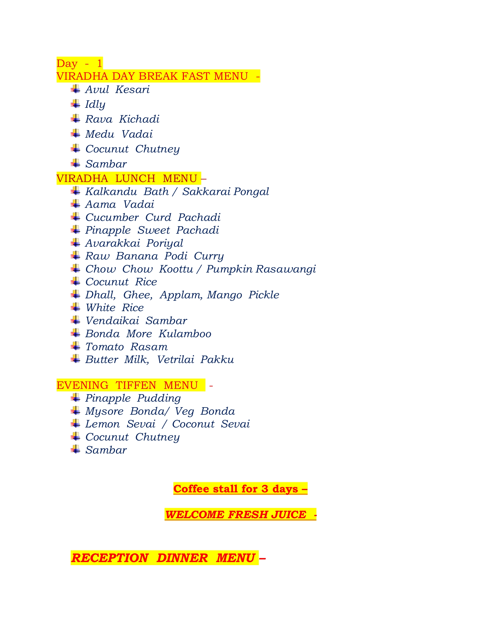 Caterers in Chennai - Subhalaali Caterers