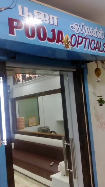 pooja opticals near me