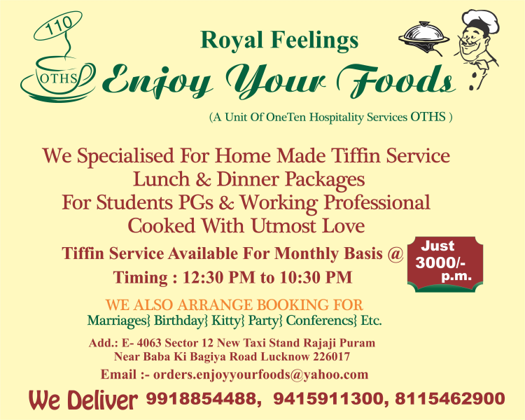 Caterers in Lucknow - Enjoy Your Foods