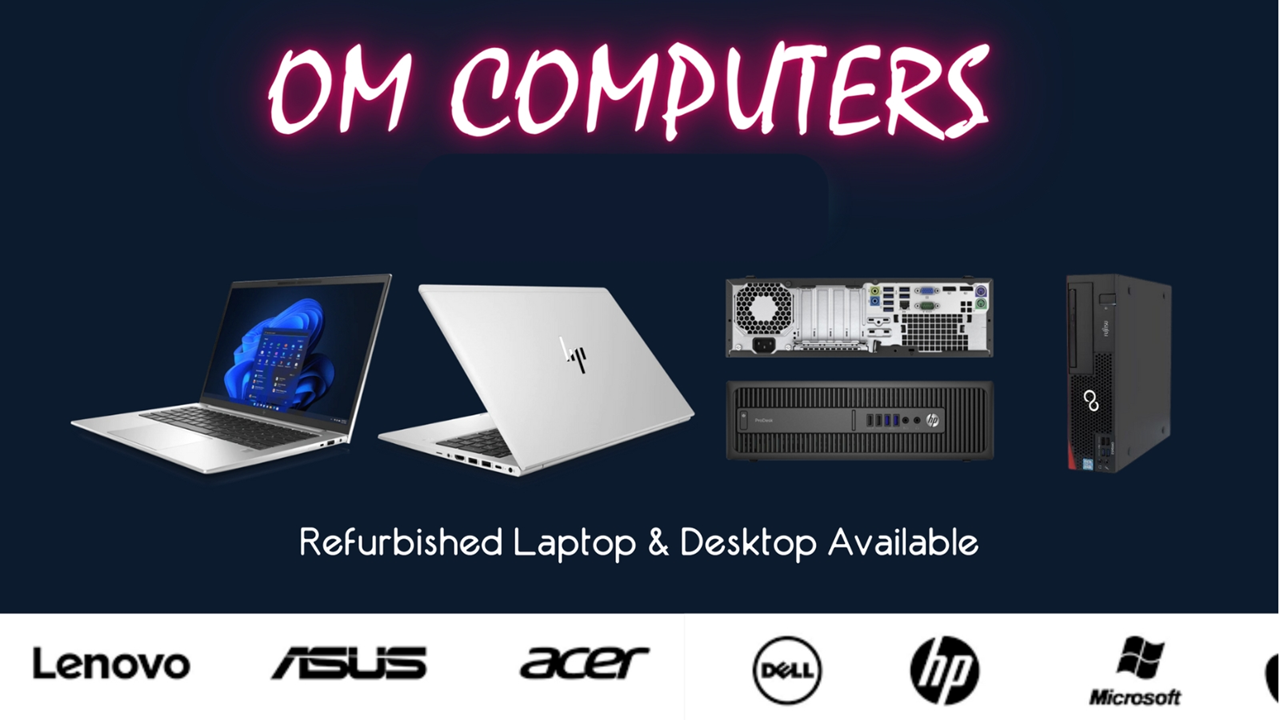 Om Computers - Refurbished Laptop Store Pimpri Chinchwad Pune