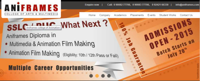 Aniframes School of Animation - VFX in Sharadadevi Nagar, Mysore-570022 | Sulekha Mysore Aniframes School of Animation - VFX in Sharadadevi Nagar, Mysore-570022 | Sulekha Mysore