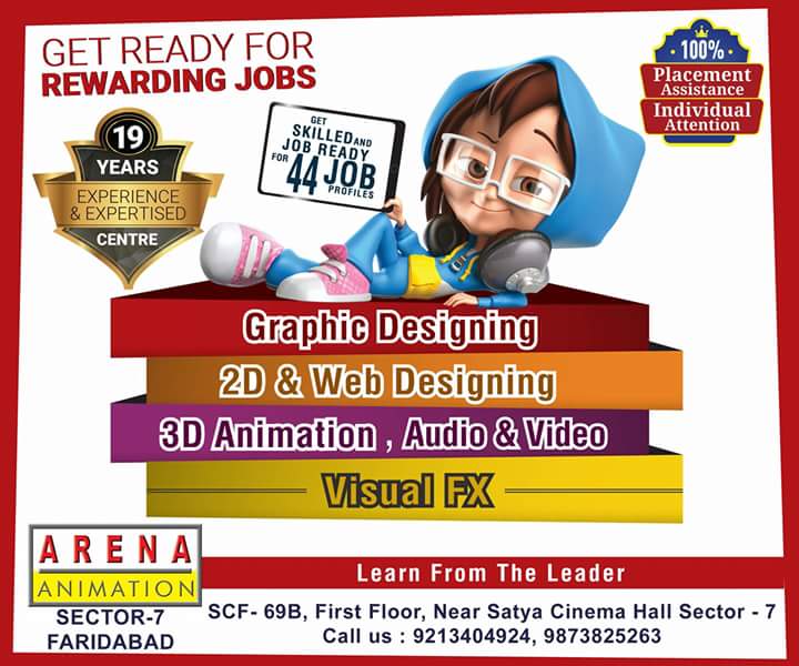 Arena Animation in Sector 7, Faridabad-121006 | Sulekha Faridabad