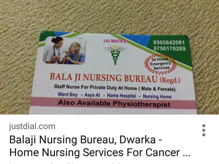 Bala Ji Nursing Bureau In Inder Puri Delhi 201001 Sulekha Delhi