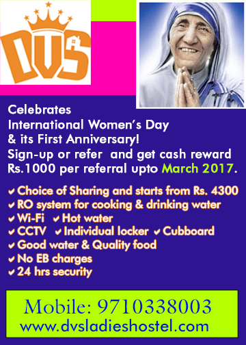 DVS Ladies Hostel Nandanam Chennai DVS Ladies Hostel Nandanam Chennai