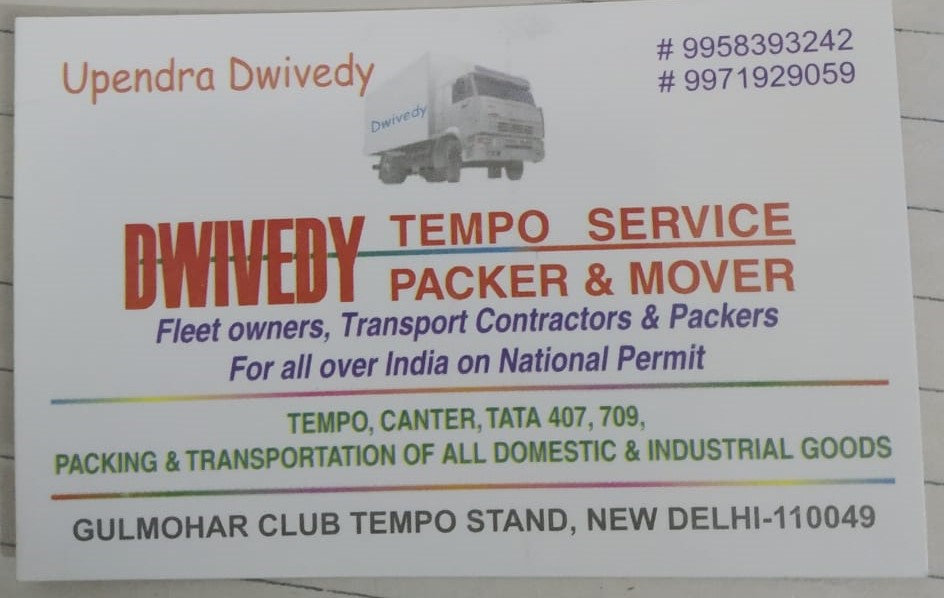 Packers And Movers - Dwivedy Tempo Services