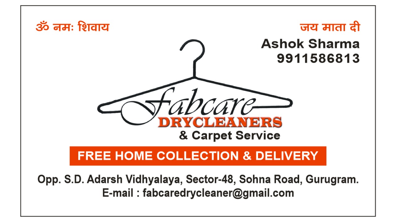 Fabcare Dry Cleaners in Sector 15, Gurgaon122001 Sulekha Gurgaon