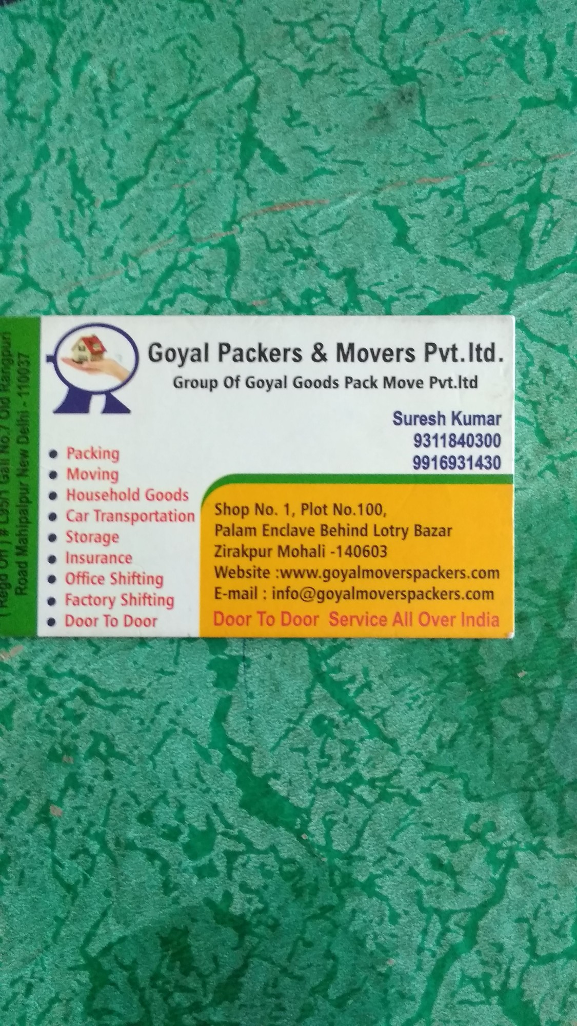 Relocation Service - Goyal Packers And Movers Pvt.Ltd.
