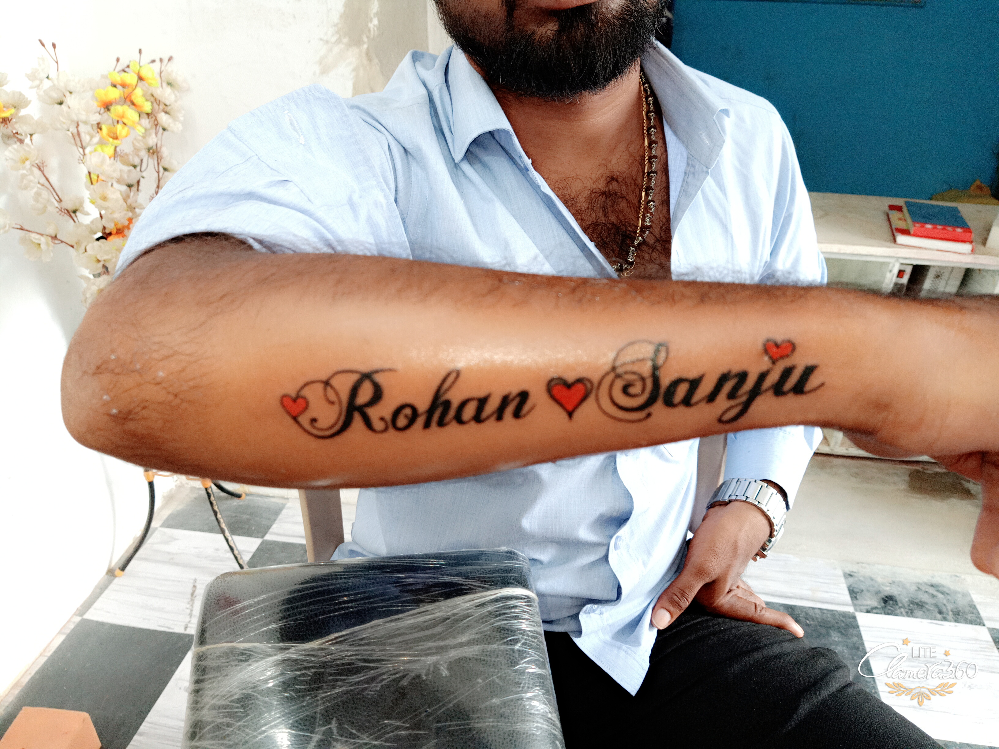 Neha Kakkars Husband Rohanpreet Singh Gets a Tattoo of Her Name What Did  You do on Valentines Day