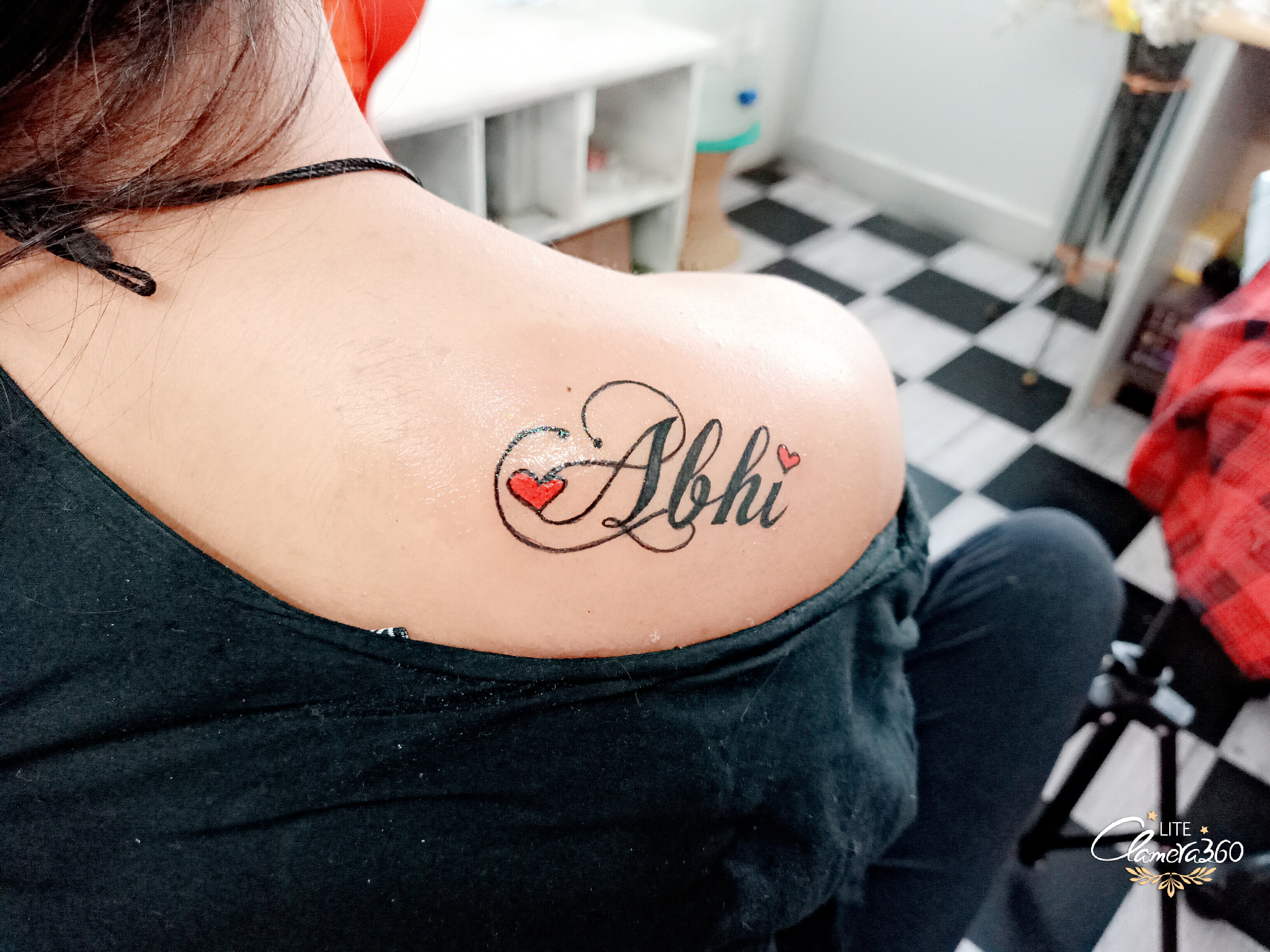 Abhi  tattoo words download free scetch