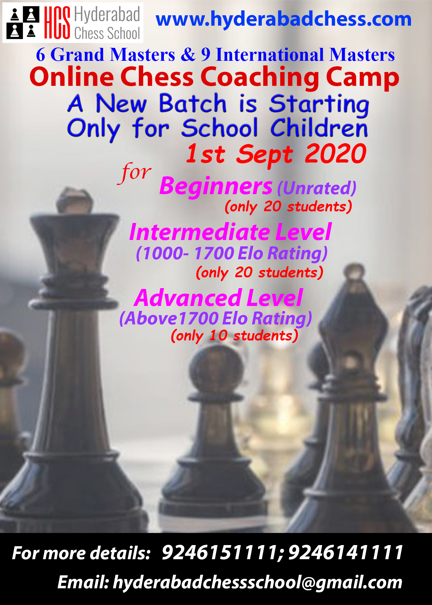 Hyderabad Chess School in Jubilee Hills, Hyderabad Sulekha Hyderabad
