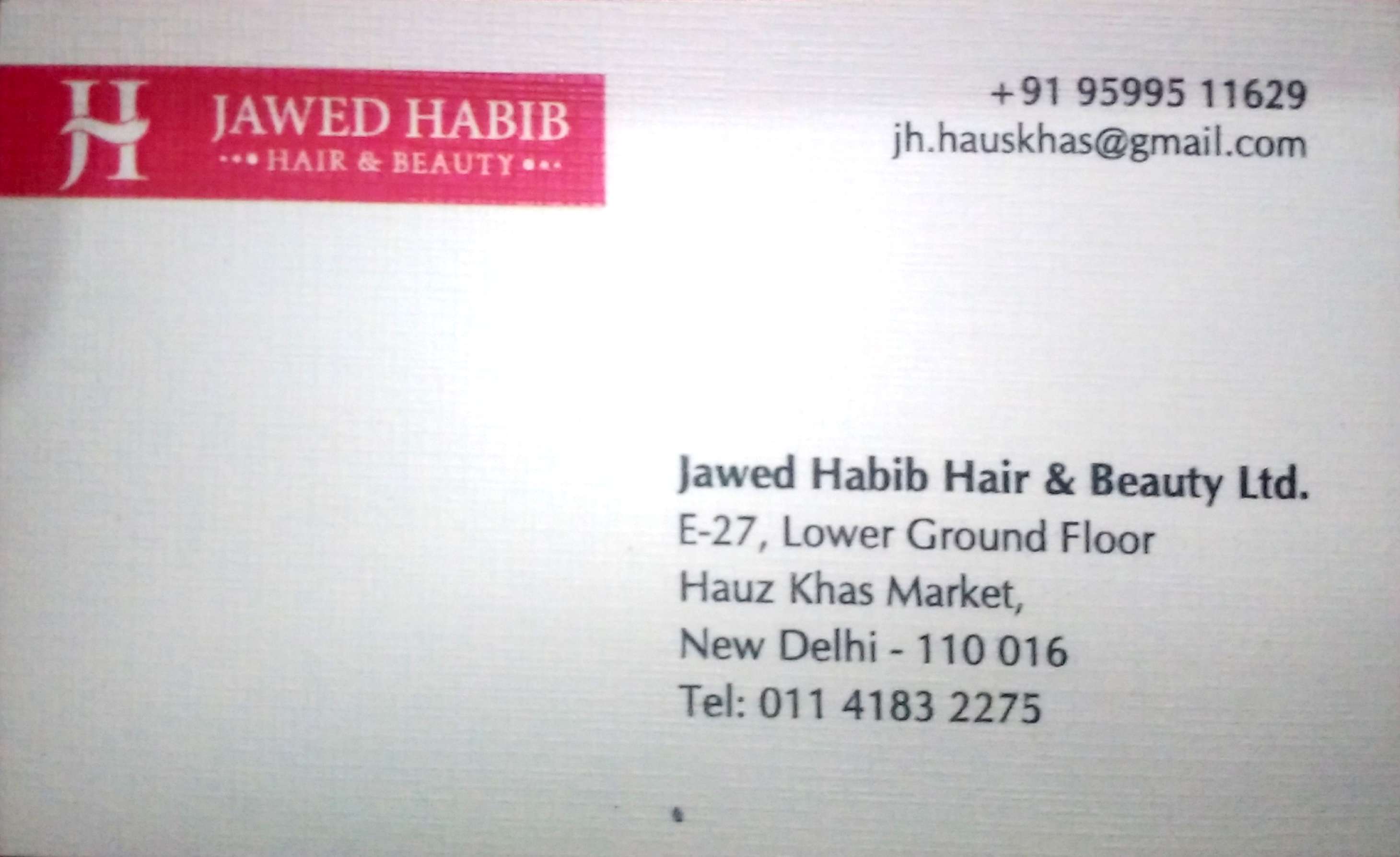 Jawed Habib Hair & Beauty Ltd. in Hauz Khas, Delhi-110016 | Sulekha Delhi