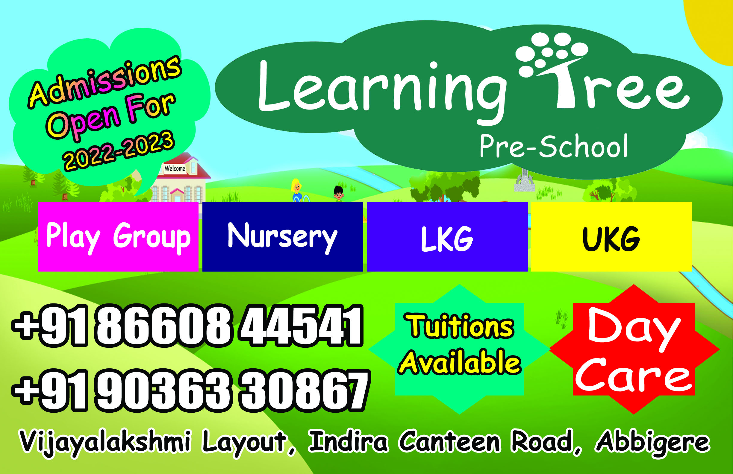 Learning Tree Preschool in Abbigere, Bangalore560090 Sulekha Bangalore