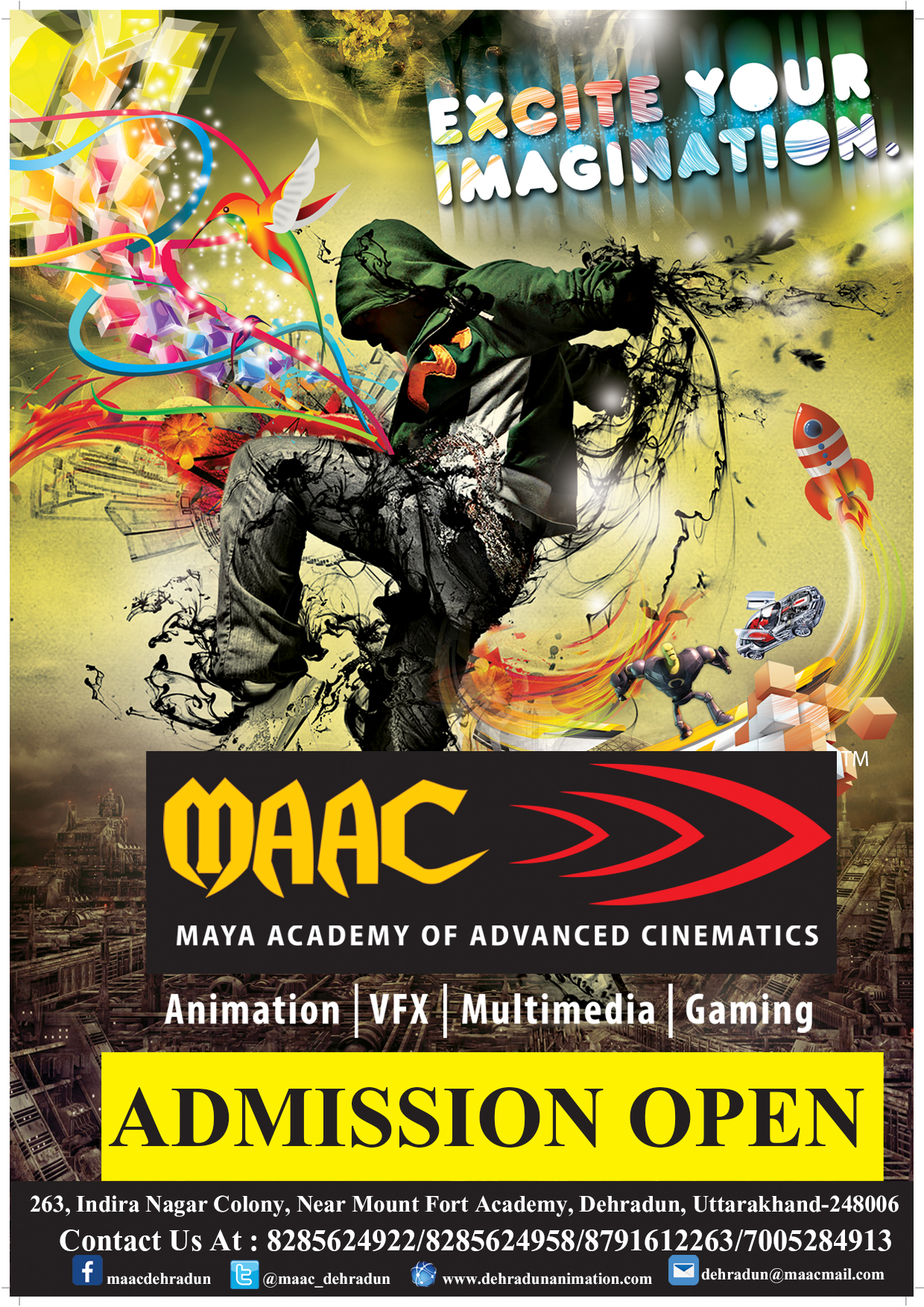 Maac Dehradun Maya Academy Of Advanced Cinematics In Indra Nagar Colony Dehradun 248006 Sulekha Dehradun