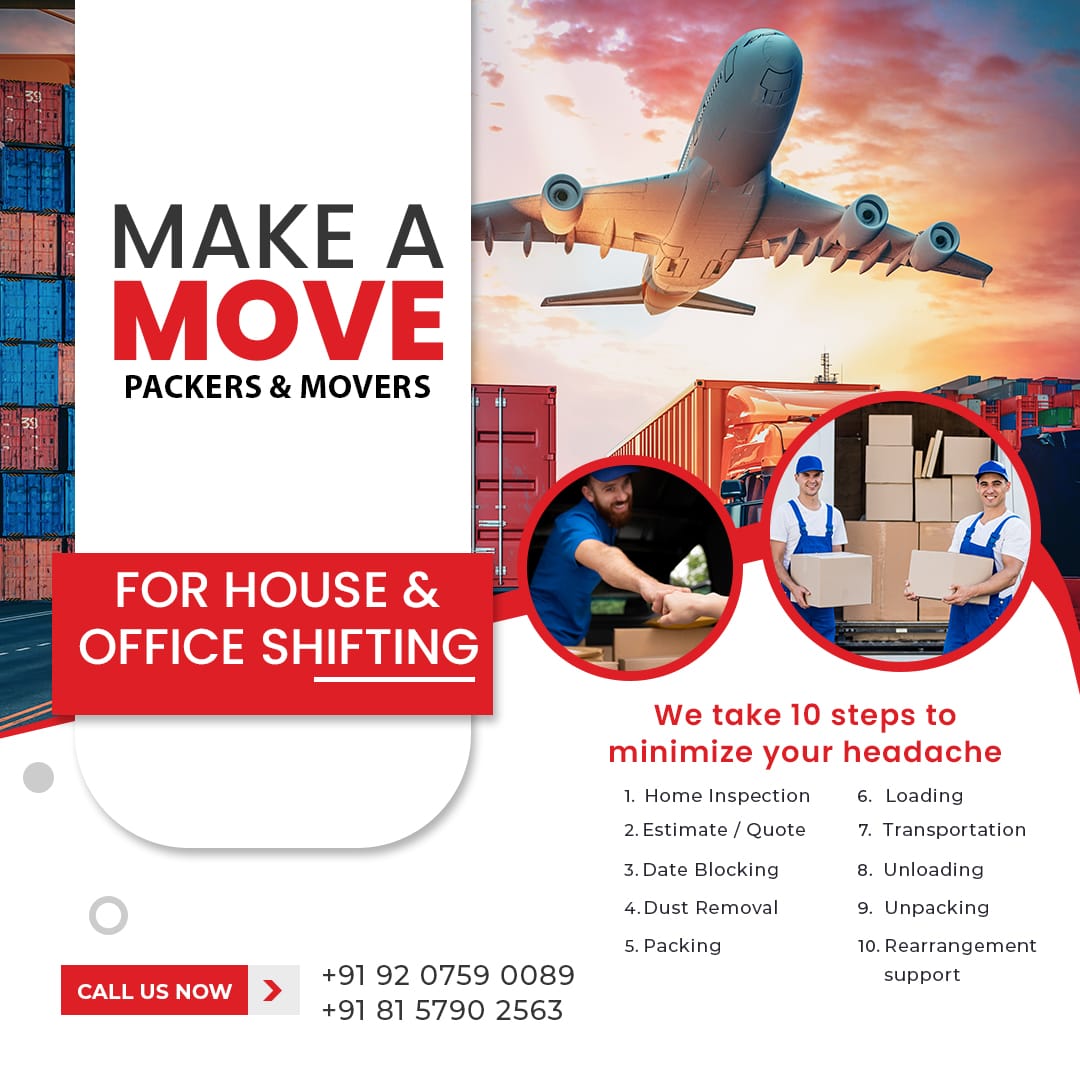 Packers And Movers - Make A Move Packers & Movers