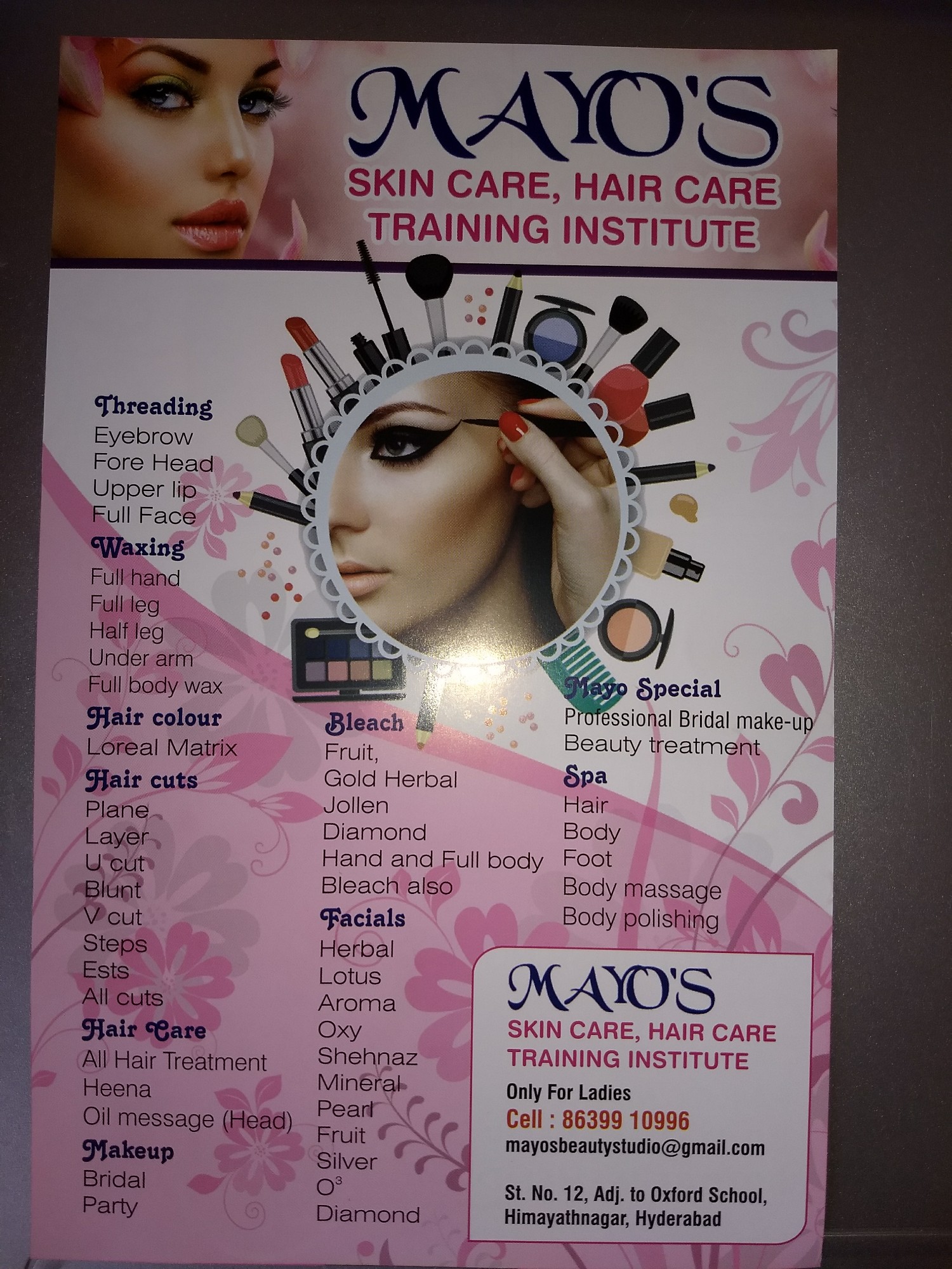 Mayos Beauty Studio in Himayat Nagar, Hyderabad-500029 | Sulekha Hyderabad Mayos Beauty Studio in Himayat Nagar, Hyderabad-500029 | Sulekha Hyderabad