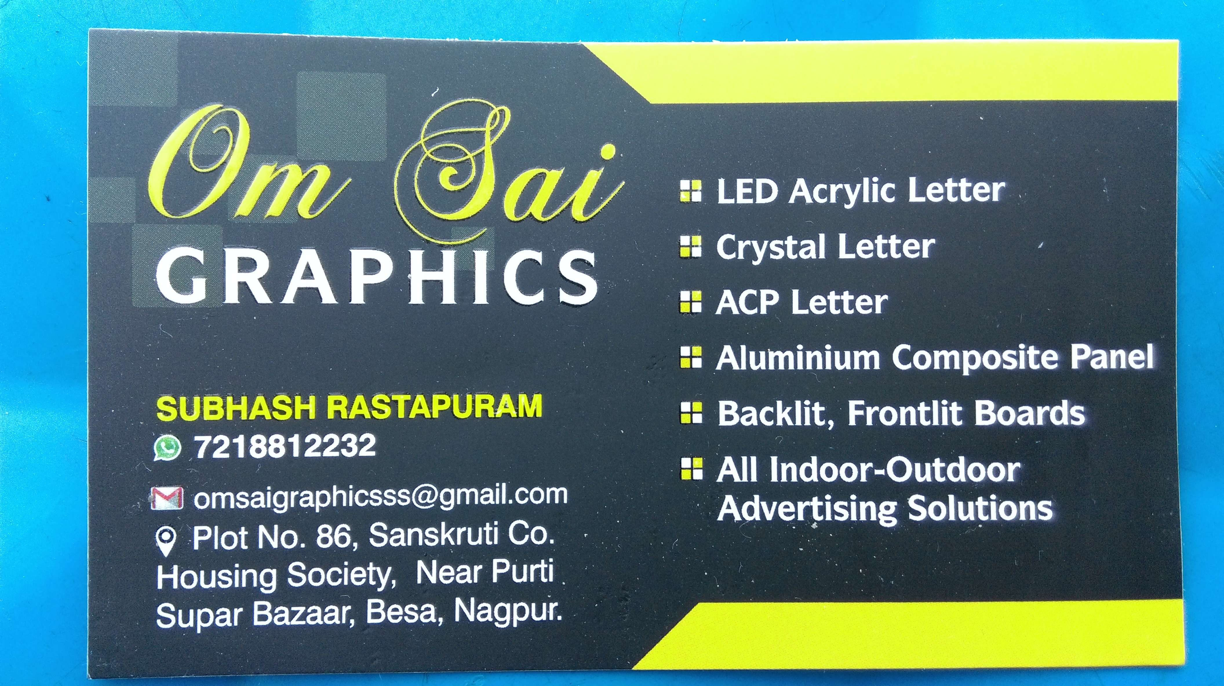 Om Sai Graphics in Somalwada, Nagpur440034 Sulekha Nagpur